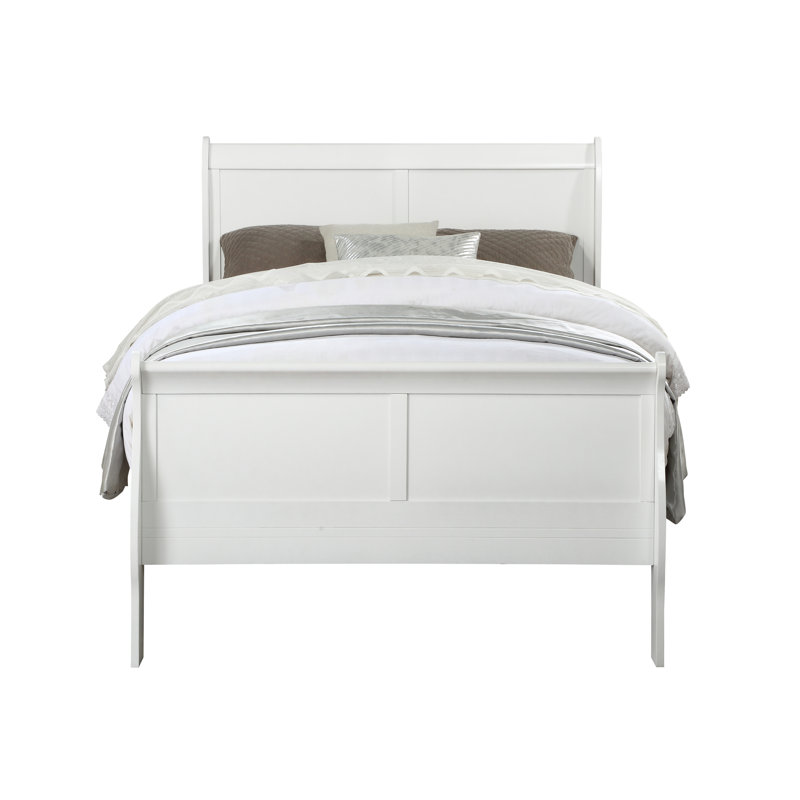 Carena Traditional Sleigh Eastern King Panel Bed