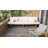 Diflart Java Tan and White Pebble Mosaic Floor and Wall Tile 11.8" x 11.8" -128519112