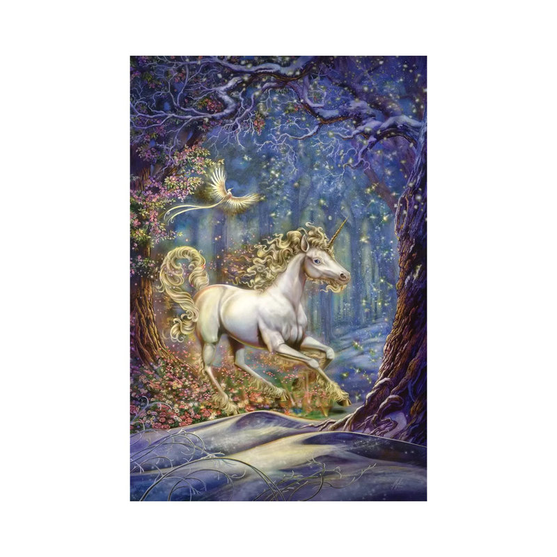 Unicorn by Myles Pinkney - Wrapped Canvas Painting, 30.48 cm H x 45.72 cm W
