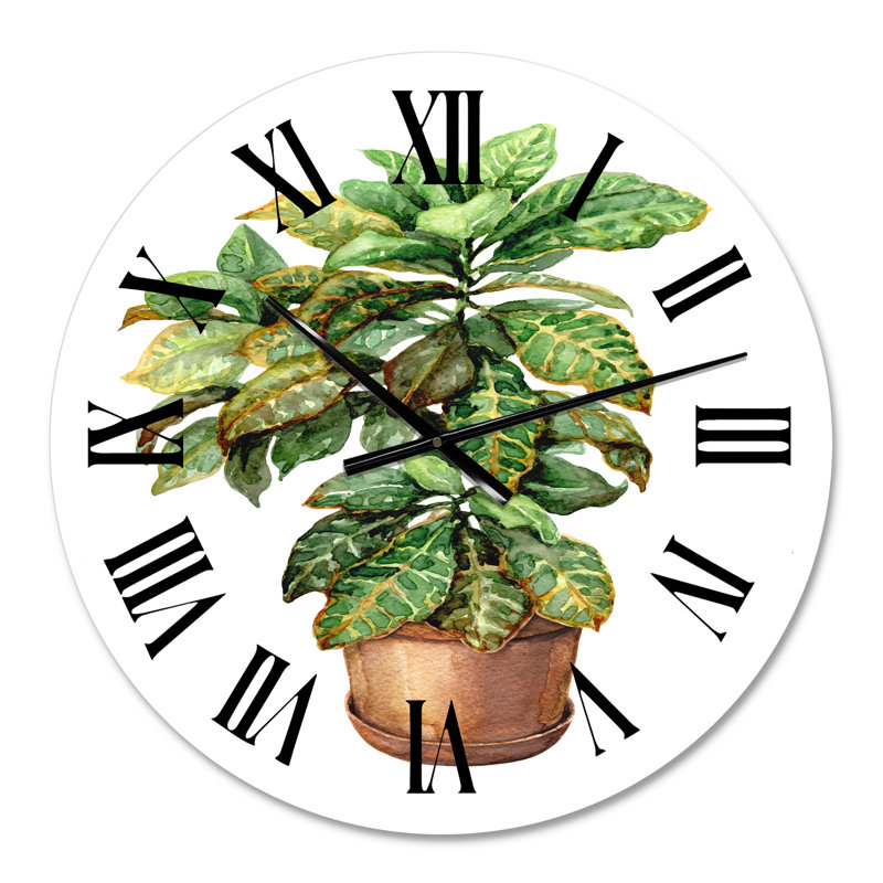 Horloge murale traditionnelle Croton In Clay, Moyen