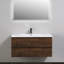 Base de meuble-lavabo simple mural 41,5 po seulement-57912168