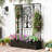 Metal Planter Box With Trellis, Fold Metal Raised Garden Bed, Tree Of Life Design, For Vine Climbing Plants, Flower