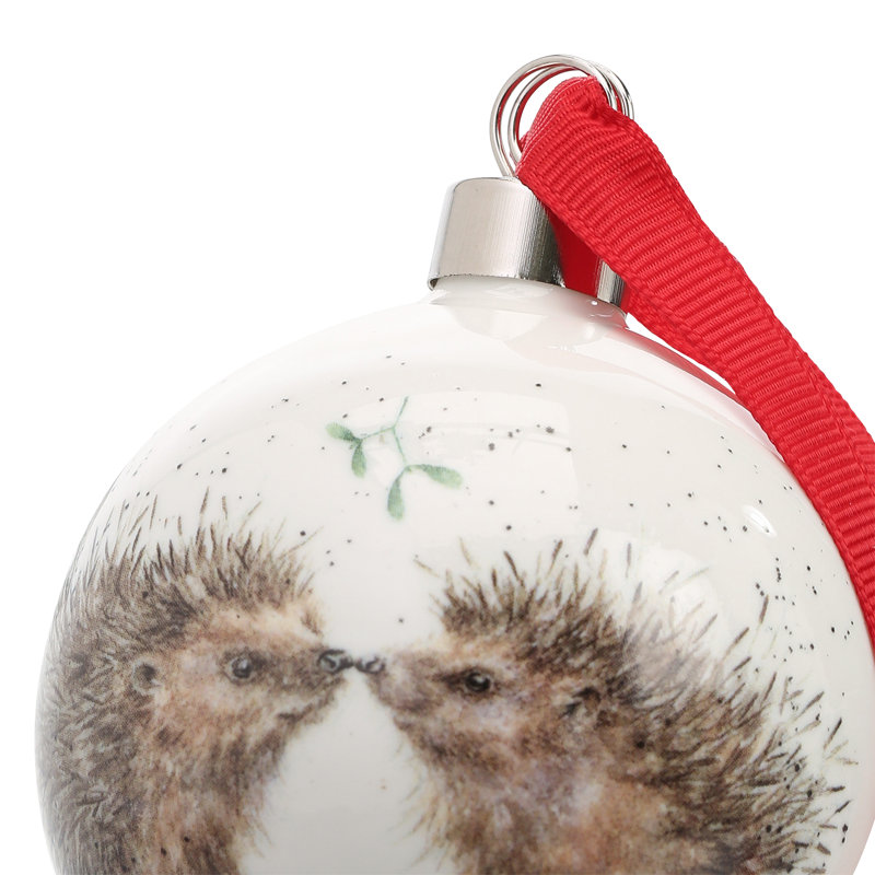 Classic Wrendale Designs, Hedgehugs Bauble