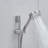10Inch Shower System, Slide Bar Shower Faucets Sets Complete Round Shower Heads And 5Spray Handheld Combo, Wall Mounted Matte Black Shower Faucet