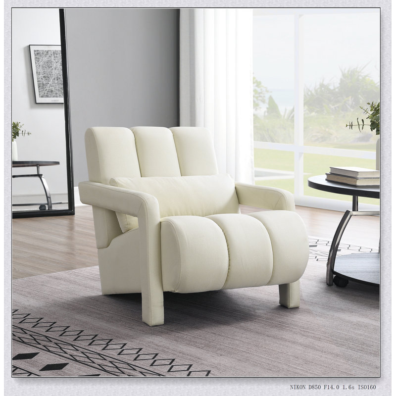 Comfortable Upholstered Accent Chair with Reclining Function and Bluetooth Speakers for Modern Living Room Relaxation