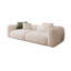 Canapé modulaire moderne en chenille blanc crème-577635957