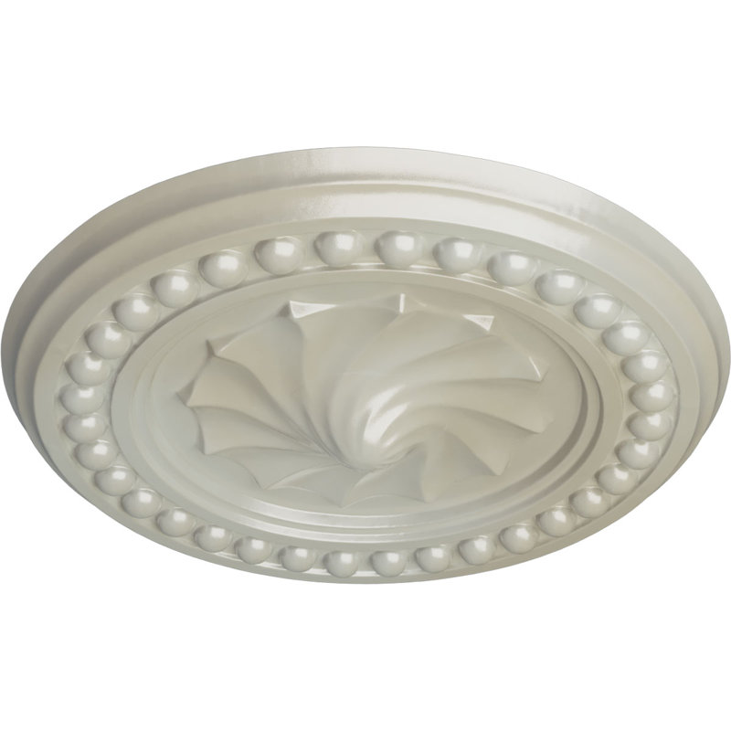 Médaillon de plafond H 15,75 po x l 15,75 po x P 2 po Foster, Bleu Flash