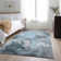 Premium Machine Washable Cerrito AMF504 Teal Rug