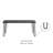 Bertolt Coffee Table with Hairpin Legs - Modern Industrial Style Home Decor - Woodgrain-Look and Steel Accent Living Room Furniture (Black)-1327084329