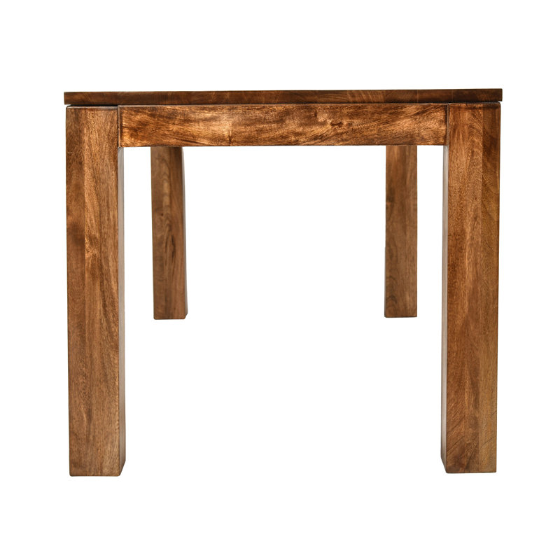 Parsons Brown Solid Wood Farmhouse Dining Table for Six