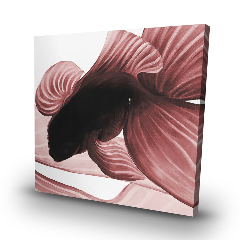 Two betta - 32"x32" art on canvas