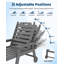 Chaise longue 2 pièces en PEHD, dossier à 5 positions-1651608593-1651608605