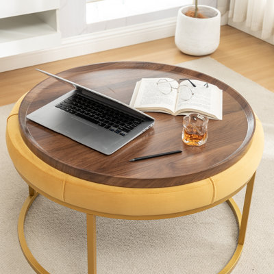 Fareid Walnut Veneer Wood Serving Tray