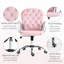 Chaise de bureau en velours pour Vinsetto-428534223