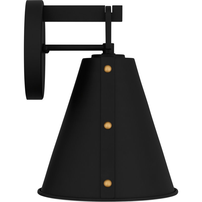 Aluminum Wall Light, Matte Black
