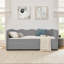 Lit de jour simple, canapé-lit convertible 3-en-1 Gingham-1463409962-1463409963