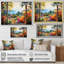 «Tropical Windows View Blooms 4 - Coastal Windows», art mural-1637814367-1637814358