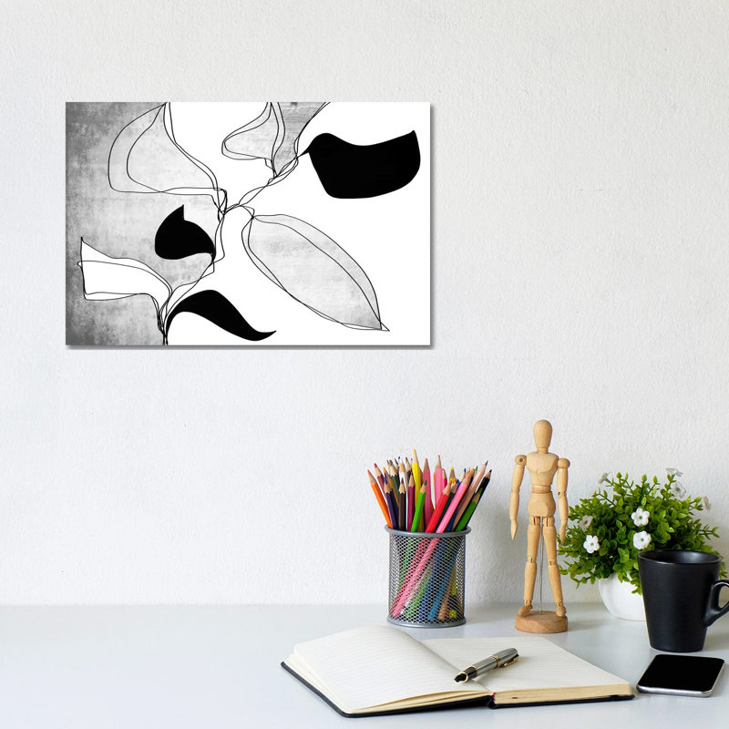 Abstract Bloom I-II by Irena Orlov - Wrapped Canvas Gallery-Wrapped Canvas Giclée, 20.32 cm H x 30.48 cm W