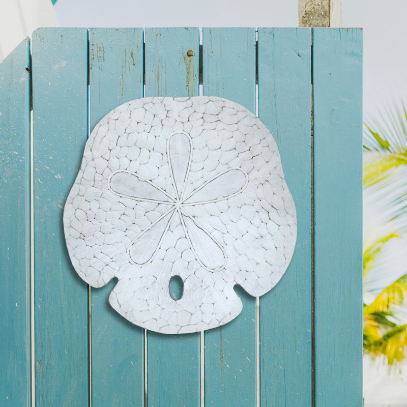 Handmade Coastal Landscape & Nature Solid Wood Wall Decor, White