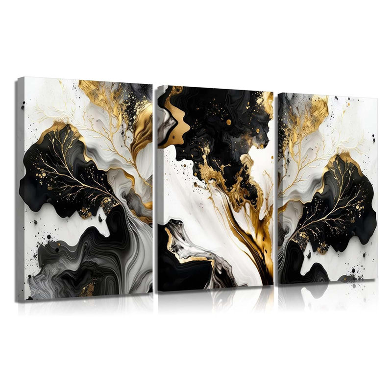 3 Piece Wrapped Canvas Wall Art