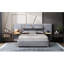 Grand lit plateforme tapissier