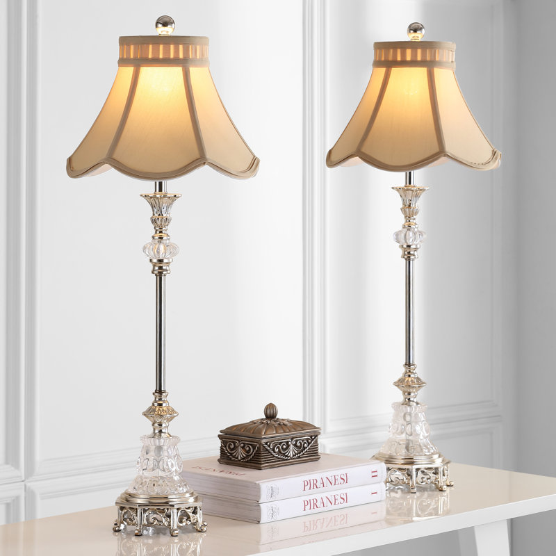 Rehm Glass and Resin Standard Table Lamp