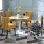 Keera Round Solid Wood Base Dining Table