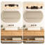 Applique murale 5,9 po - verre - noyer foncé