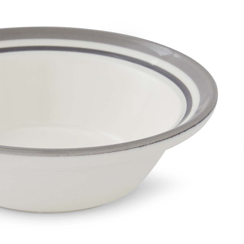Portmeirion, Potters Stripe - Side Plates, Grey