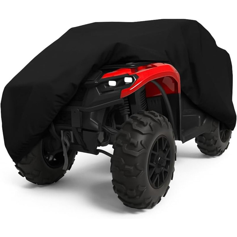 Housse pour vélo de montagne Seal Skin, protection extérieure imperméable et robuste avec système de boucle coupe-vent (noir, 190 x 106 x 84 cm)