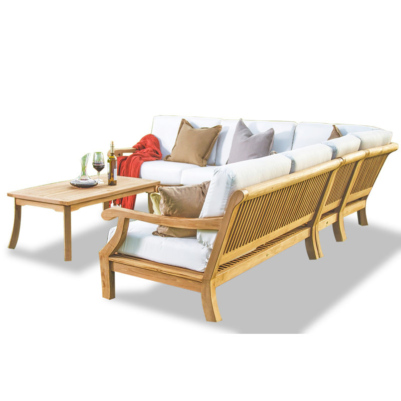 GivaSect - Person Patio Conversation Set, Natural