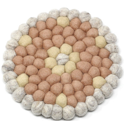 Boule de feutre à main fabriquée