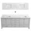 Meuble-lavabo autoportant avec lavabo en céramique-1345004482