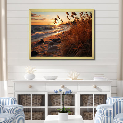 Amanollah Grass Sunrise Beach sur toile