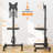 Rolling Tv Stand With Mount With Power Outlet For Most 13-50 Inch Tvs/screen Up To 55 lbs
