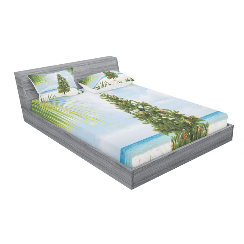 Microfiber Sheet Set, Queen Sheet Set with Fitted Sheet