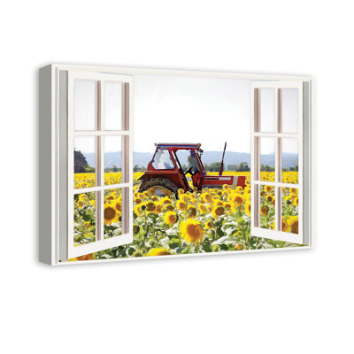 Ensemble de toile pour fenêtre de tracteur tournesol Kirkpatrick