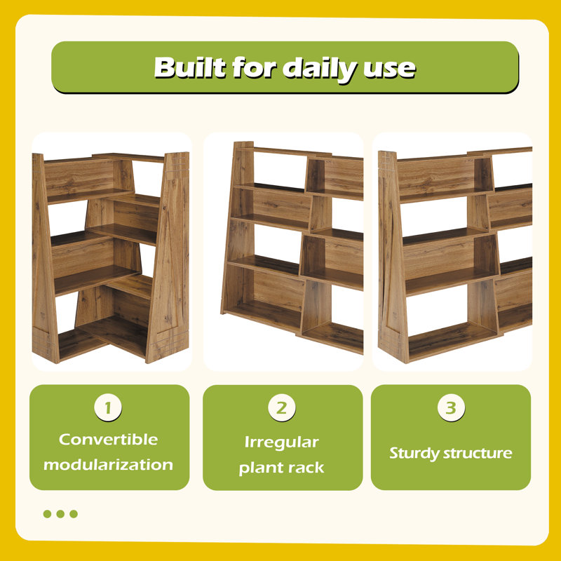 Foldable bookshelf