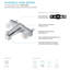 Mobile Home Double Handle Wall Mounted Roman Tub Faucet Trim