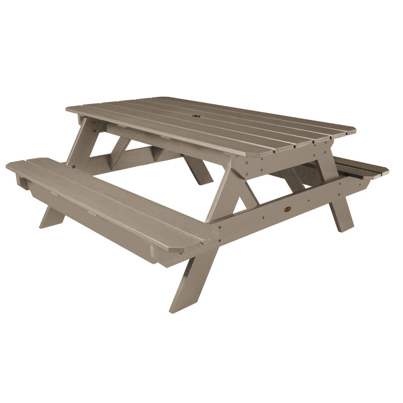 Maura Outdoor Picnic Table, Woodland Brown