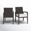 Chaise de terrasse avec coussin Alizee
