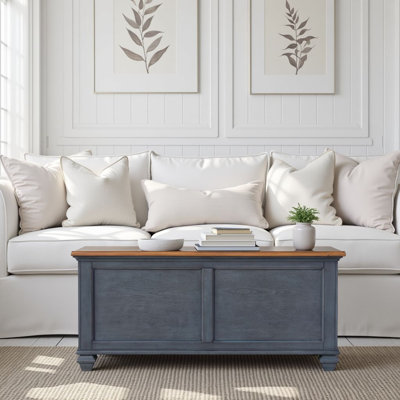 Wauneta 40" Square Storage Coffee Table with Hinged Lift Top, No Assembly Required by Alcott Hill