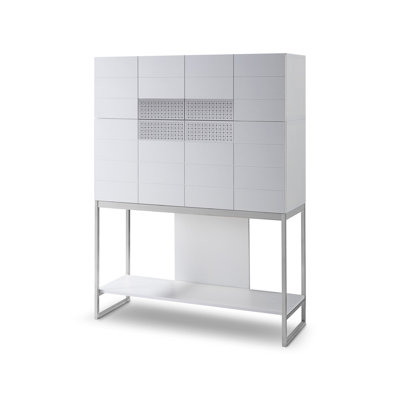 Gunver Metal Base Secretary Desk