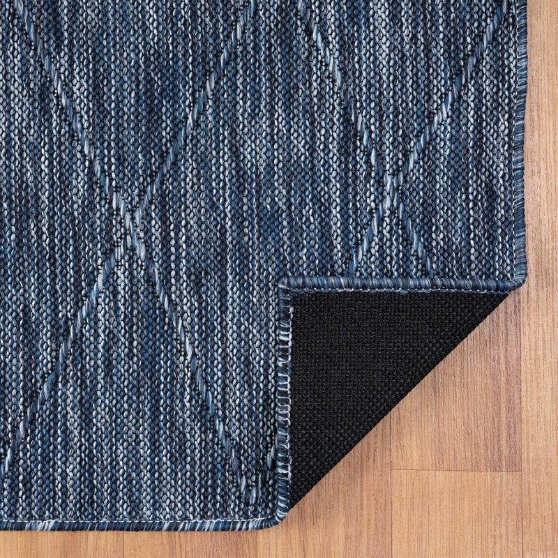 Tapis extérieur moderne à motif géométrique, tapis lavable antidérapant, Rectangulaire 8 pi x 10 pi