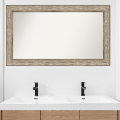 Jannice Solid Wood Wall Mirror