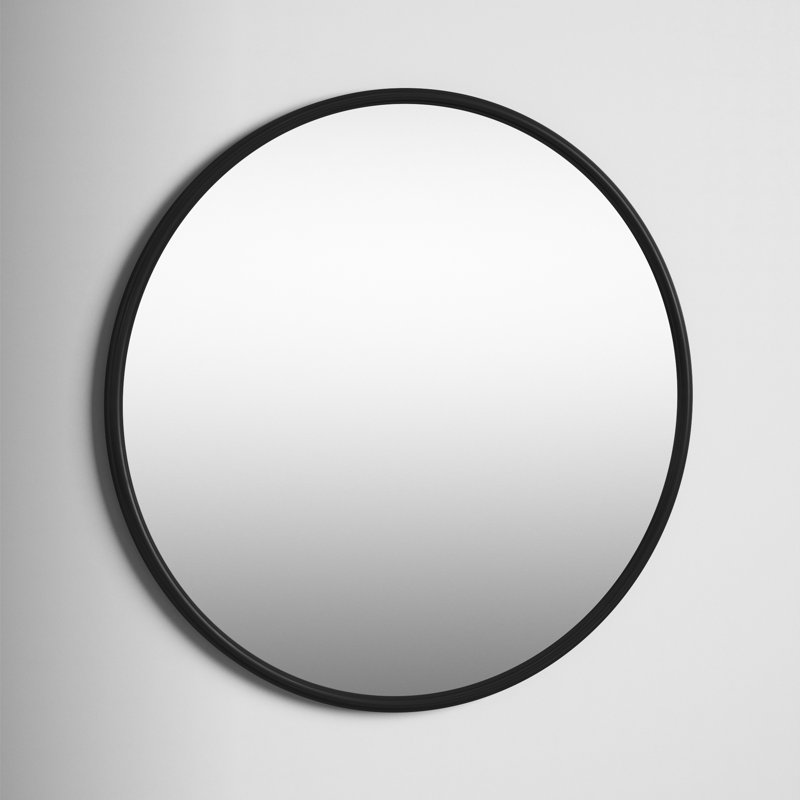 Miroir de salle de bain Aurilla, Noir