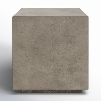 Kareen Concrete Block End Table by AllModern