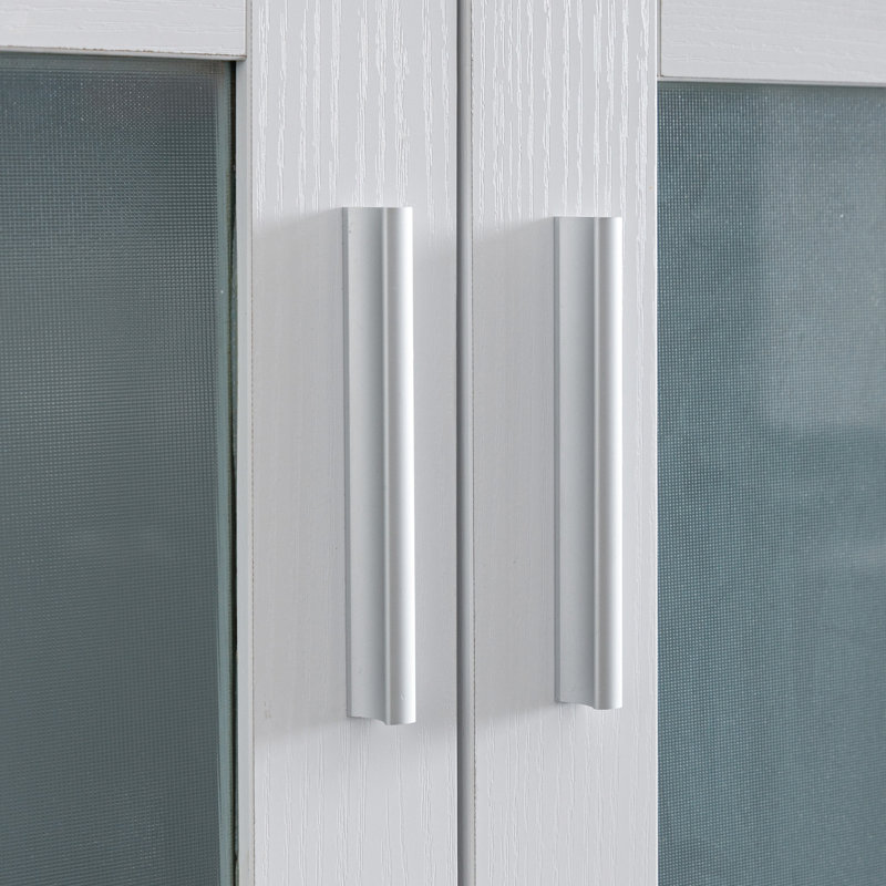 Ensemble de meuble-lavabo simple 3 po avec lavabo vasque, robinet, bonde 3 po 3, Blanc