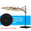Poids de la base du parasol robuste - capacité de 264 lb