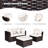 Bridger 4 - Person Patio Conversation Sets with Cushions-1330801114